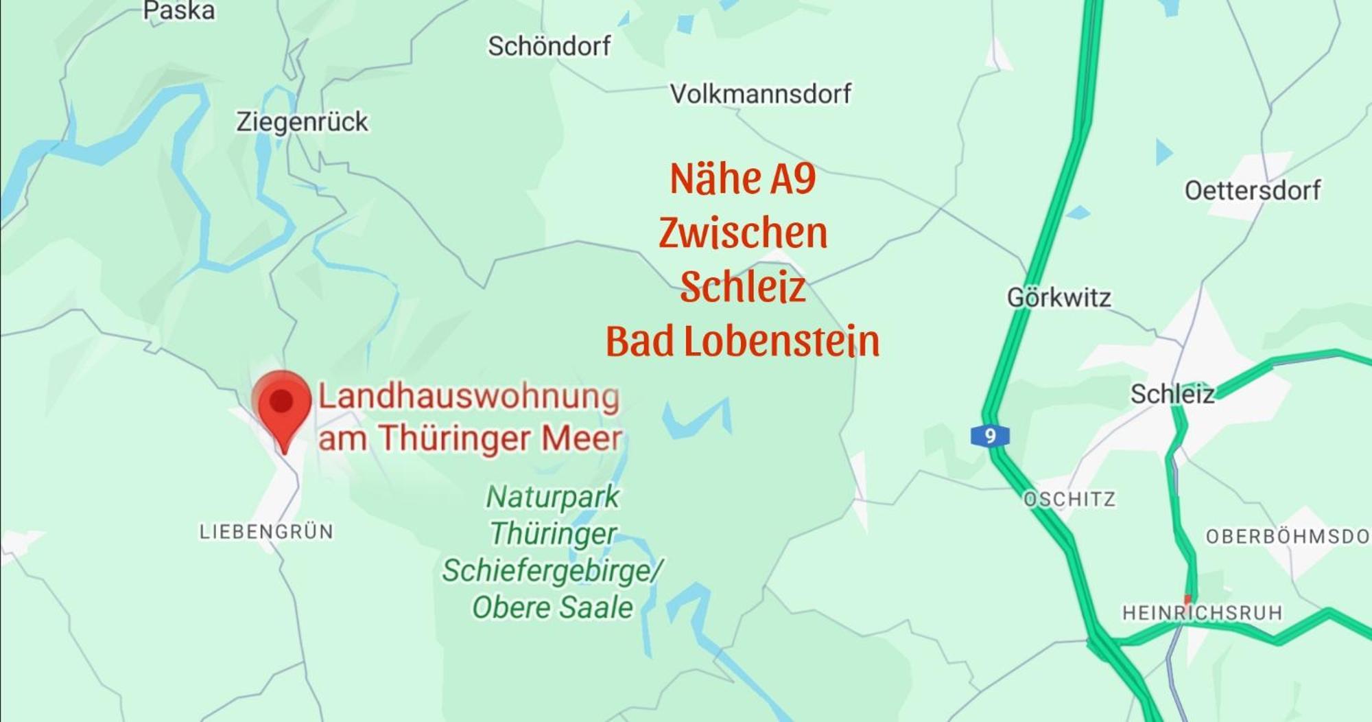 Landhauswohnung Am Thueringer Meer - Fuehlen Wie Zuhause Remptendorf Εξωτερικό φωτογραφία
